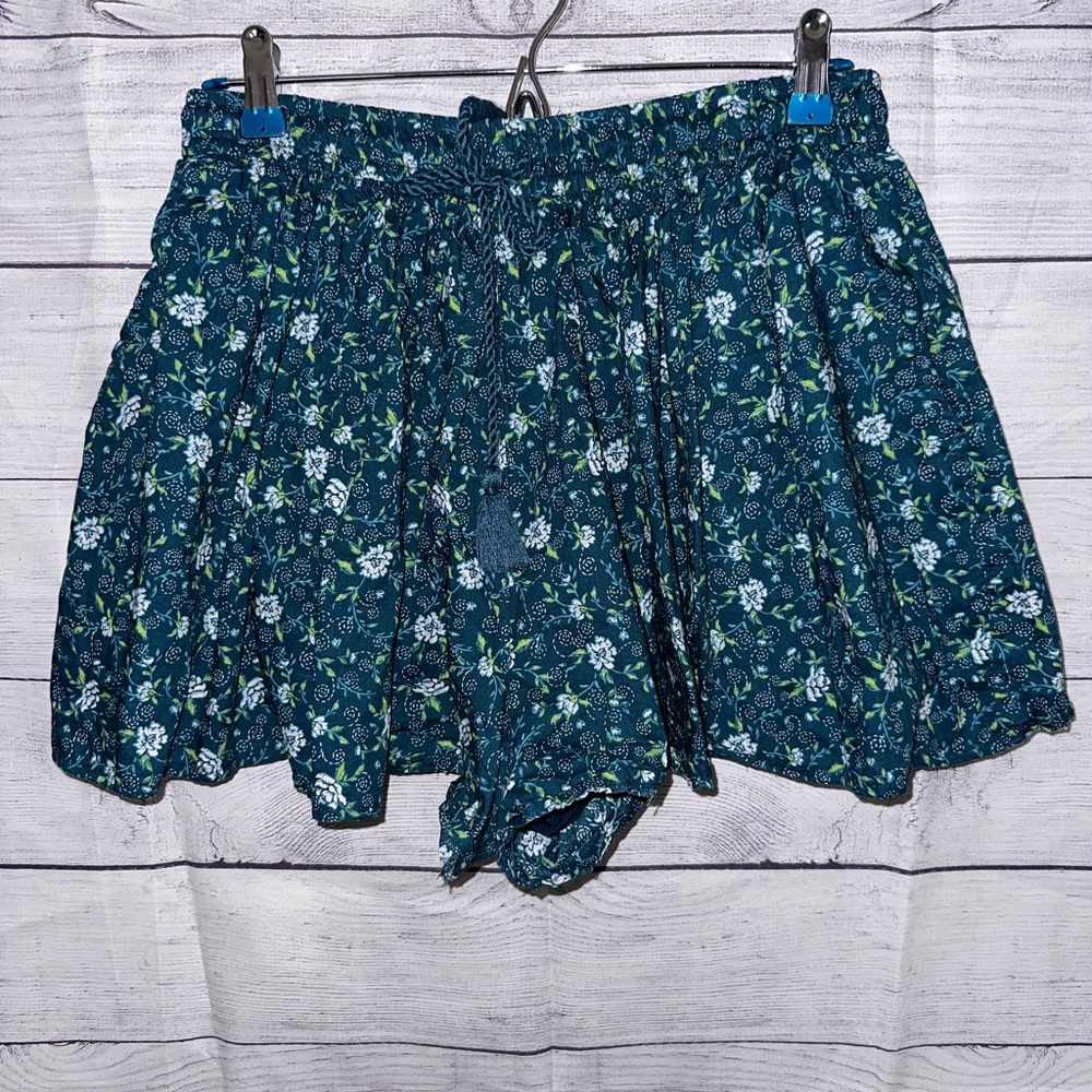 Old Navy Blue Floral Shorts